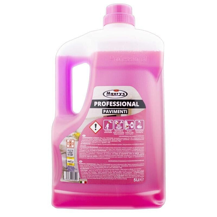 15LT MAURY'S PROFESSIONAL DETERGENTE PAVIMENTI FIORI DI LOTO IN CONF. DA 3X5 LT