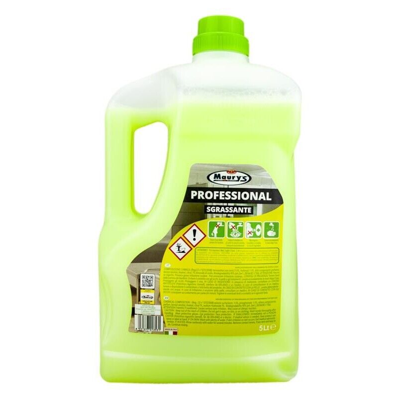 15LT MAURY'S PROFESSIONAL DETERGENTE SGRASSANTE LIMONE IN CONFEZIONE DA 3X5 LT