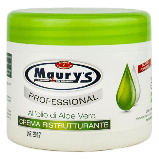 MAURY'S PROFESSIONAL CREMA RISTRUTTURANTE CAPELLI GRASSI CON ALOE VERA 500ML SENZA PARABENI ANALLERGICA
