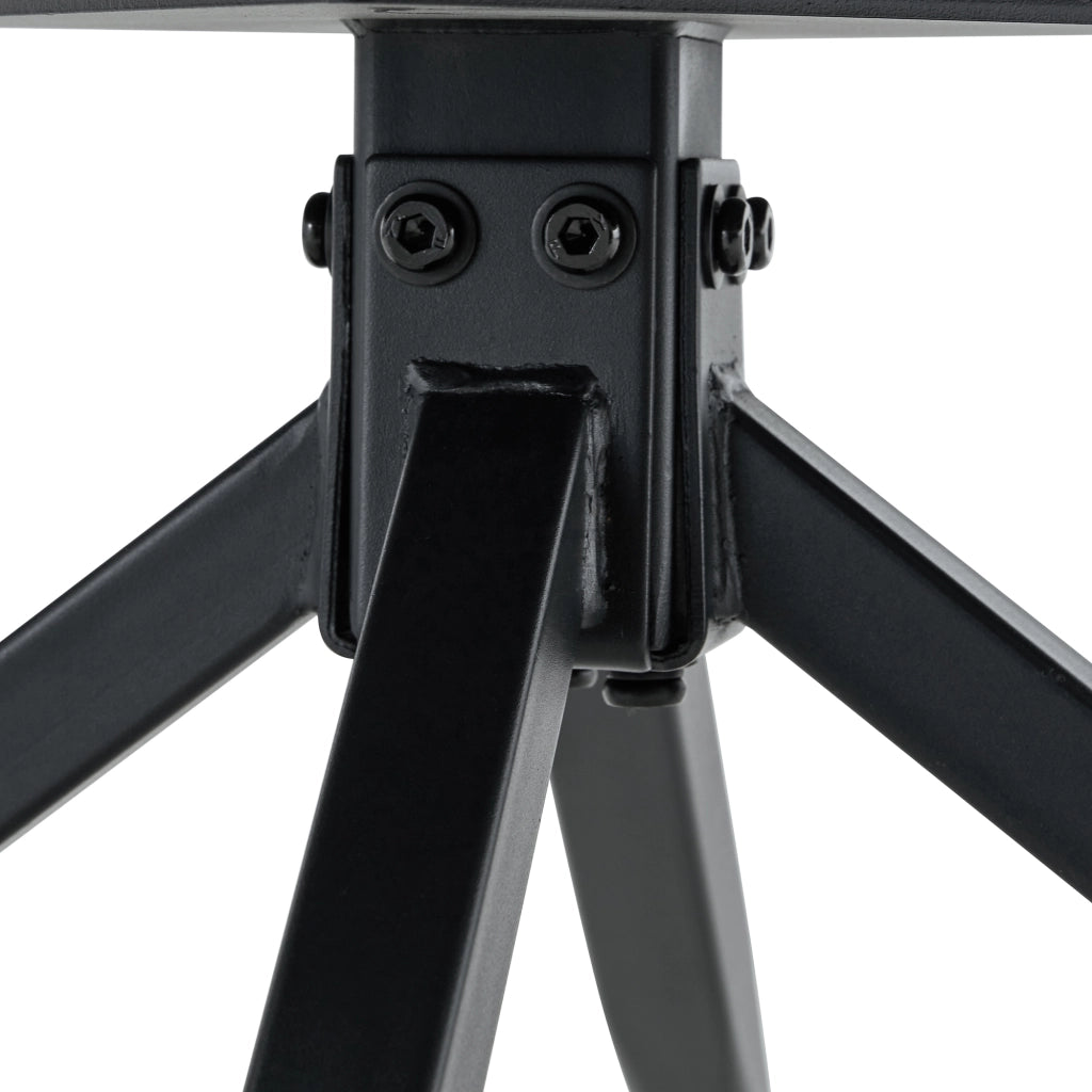 SEDIA DA PRANZO Girevole 360° Set da 2 pezzi Velluto Grigio Chiaro Metallo Nero