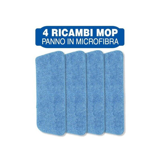 MAURY'S KIT 4 RICAMBI SPRAY MOP 43X14.5CM PANNO IN MICROFIBRA
