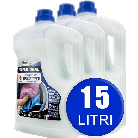 15LT MAURY'S PROFESSIONAL DETERGENTE LAVATRICE BLU SENSATION IN CONF. DA 3X5 LT