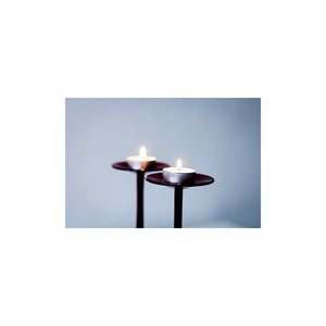 MAURY'S CANDELINE TEA LIGHT 800PZ BIANCHE SENZA PROFUMO BASE IN METALLO