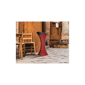 POSACENERE A COLONNA DA TERRA SMOKING SILVER CON SETACCIO E SABBIA