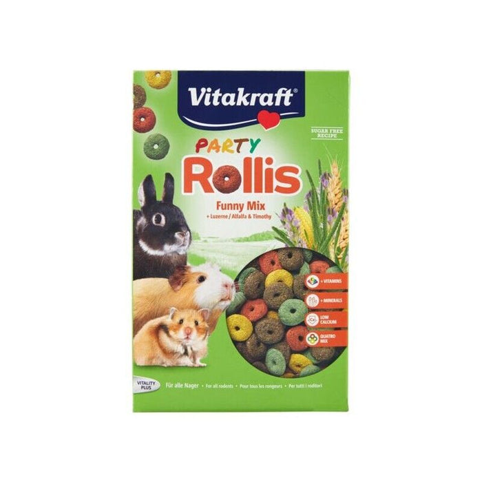 PARTY ROLLIS MANGIME PER TUTTI I RODITORI DA 500 GR