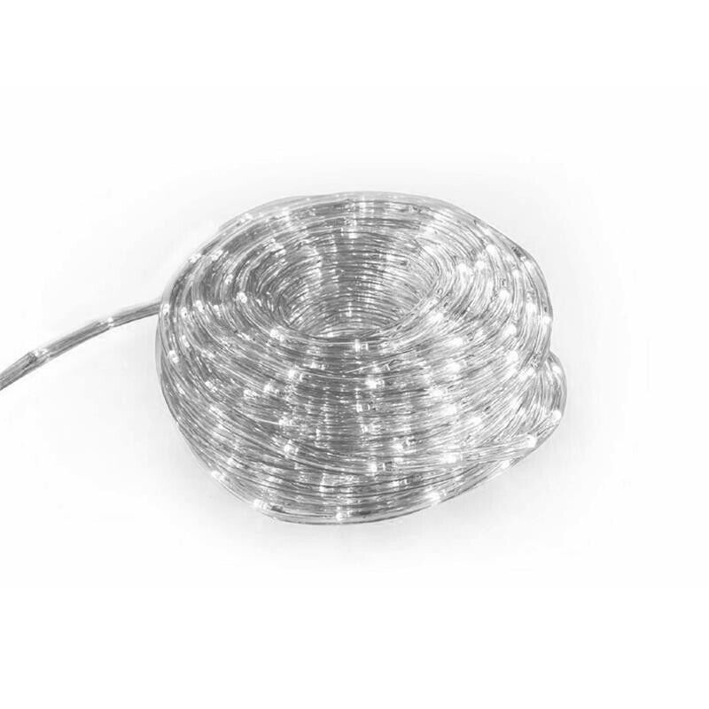 MAURY'S NATALE TUBO LED 11MT 8 FUNZIONI BIANCO PER ESTERNO