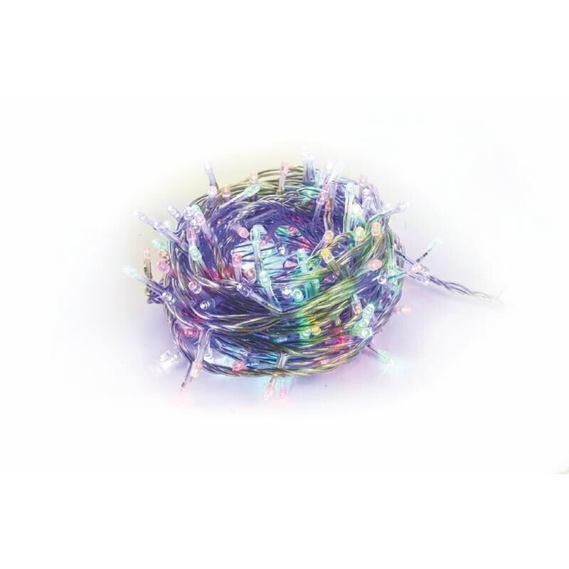 FILO 240 LED MULTICOLOR PER INTERNO CON FILO TRASPARENTE