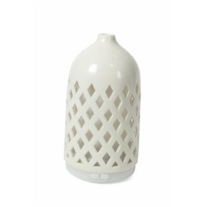 UMIDIFICATORE CERAMICA ROMBI DIFFUSORE ESSENZE 2 ASSORTIMENTI