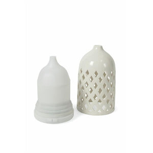 UMIDIFICATORE CERAMICA ROMBI DIFFUSORE ESSENZE 2 ASSORTIMENTI