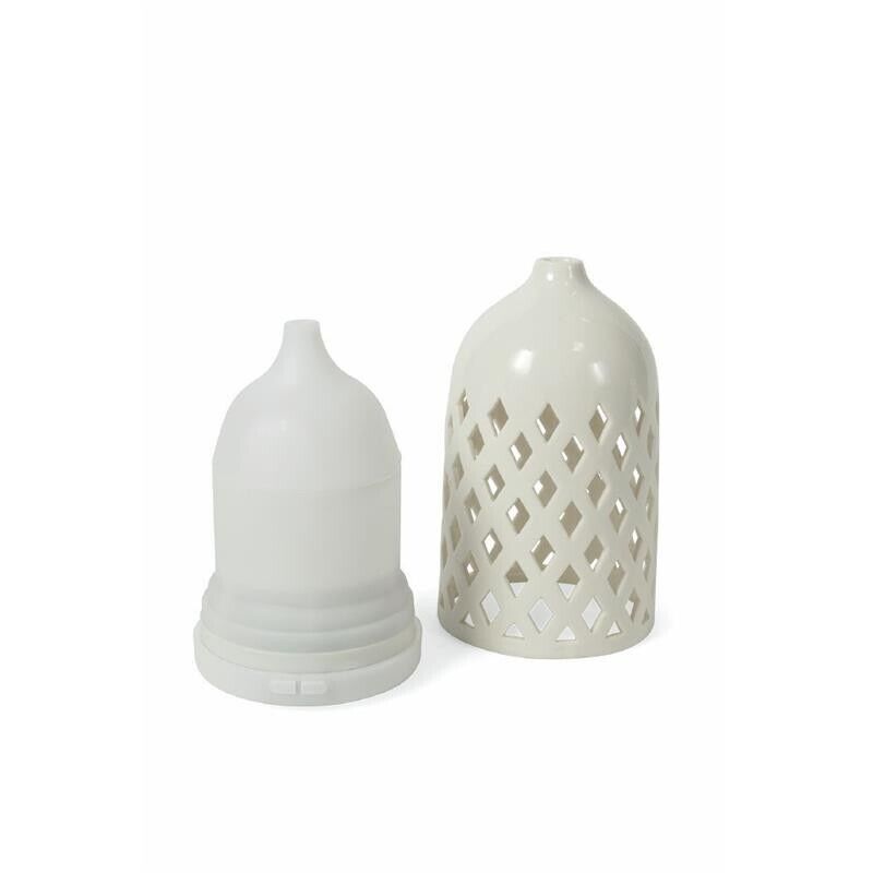 UMIDIFICATORE CERAMICA ROMBI DIFFUSORE ESSENZE 2 ASSORTIMENTI