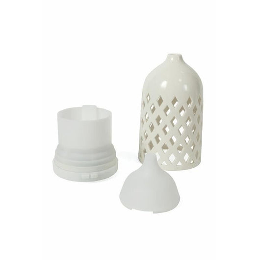 UMIDIFICATORE CERAMICA ROMBI DIFFUSORE ESSENZE 2 ASSORTIMENTI