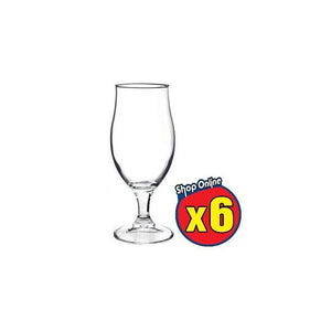 6 PZ BORMIOLI EXECUTIVE CALICI DA BIRRA DA 520 ML H 22 CM