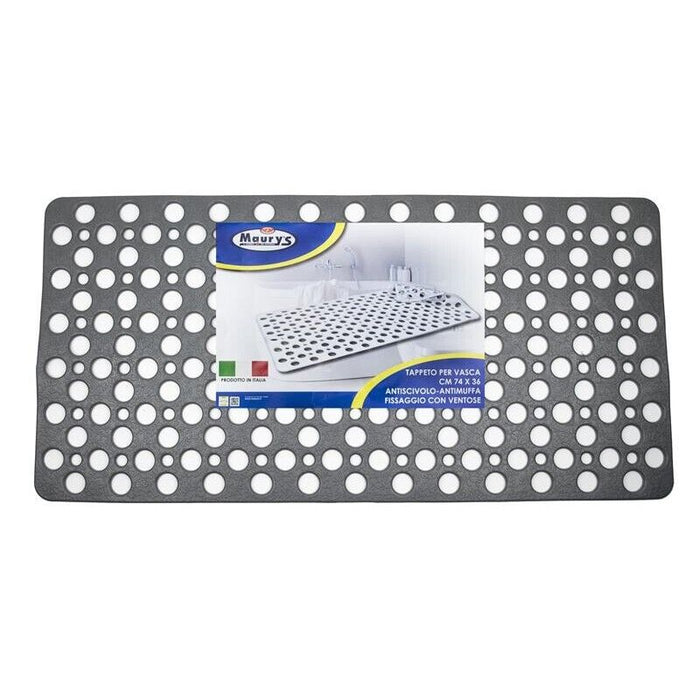 MAURY'S TAPPETO VASCA 74X36CM GRIGIO