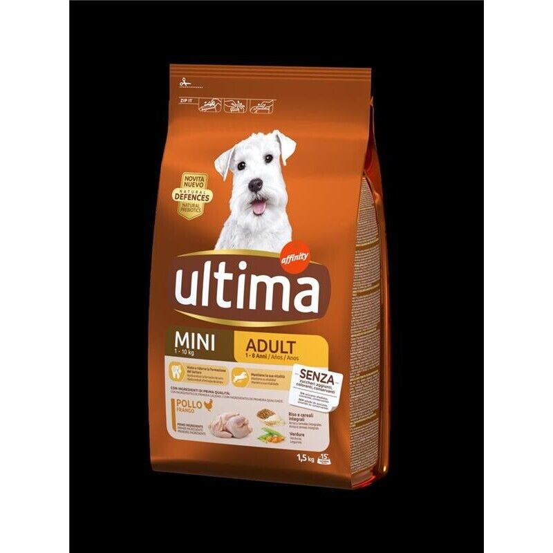 ULTIMA DOG CROCCANTINI CANE 800 GRAMMI MINI ADULT POLLO