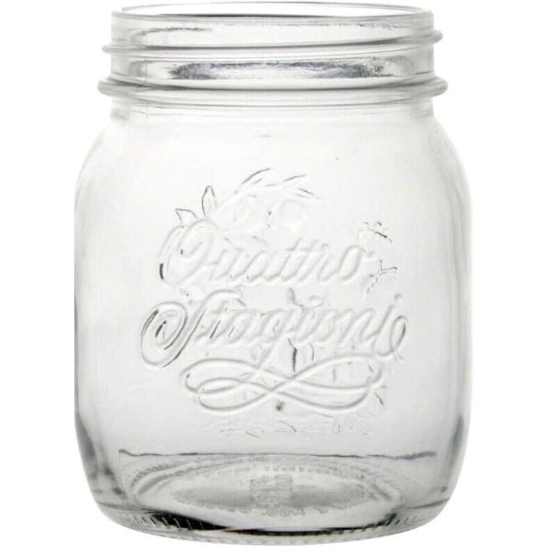 6 PZ BARATTOLO 700 CC BORMIOLI VASO PER CONSERVE TAPPO COMPATIBILE 86 MM