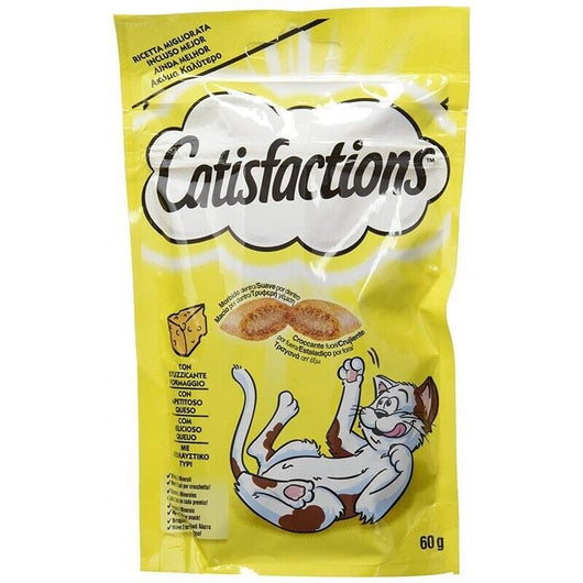 CATISFACTION SNACK BISCOTTINI PER GATTO 60GR FORMAGGIO