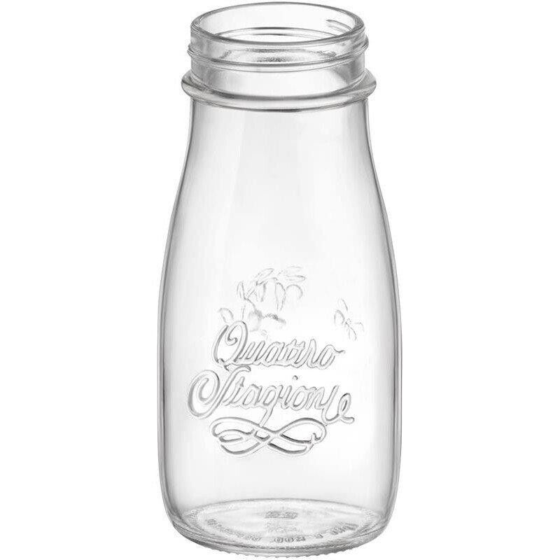 BORMIOLI QUATTRO STAGIONI SET 4 BOTTIGLIE DA 400 ML CON 6 TAPPI 56 MM