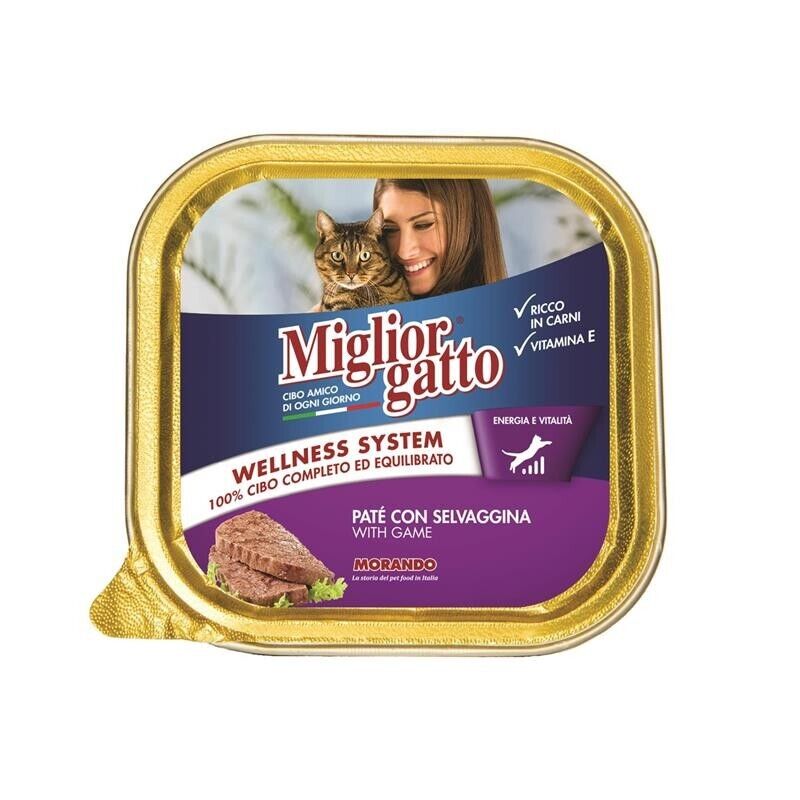 MIGLIOR GATTO PATE' CON SELVAGGINA 100 GR