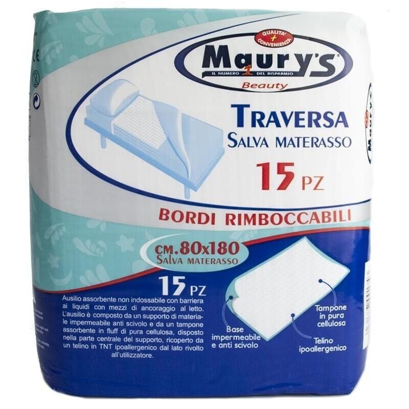 6 MAURY'S TRAVERSA SALVA MATERASSO 80 X 180 CM DA 15 PZ
