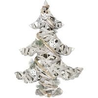 MAURY'S ALBERO DI NATALE IN LEGNO 55CM LINEA WOODY XMAS