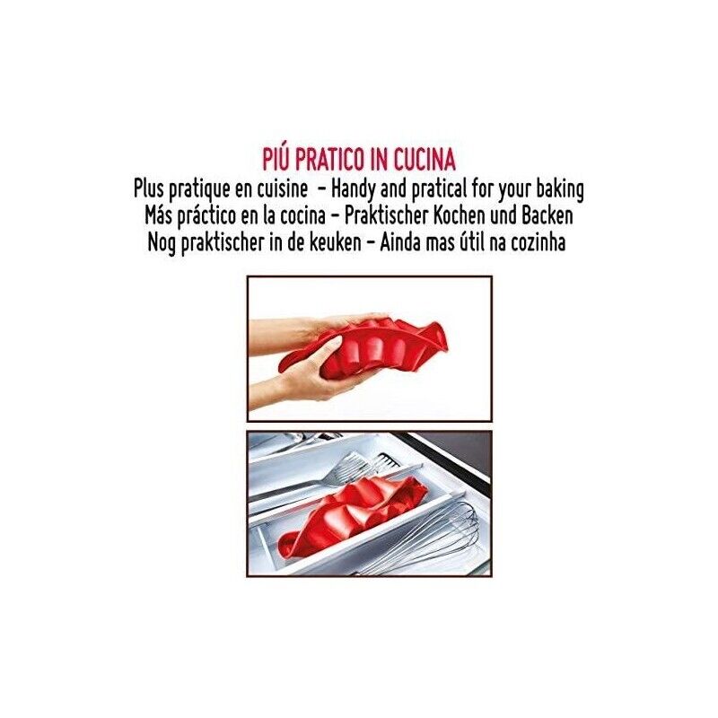 MAURY'S STAMPO FORNO IN SILICONE TORTIERA LISCIA