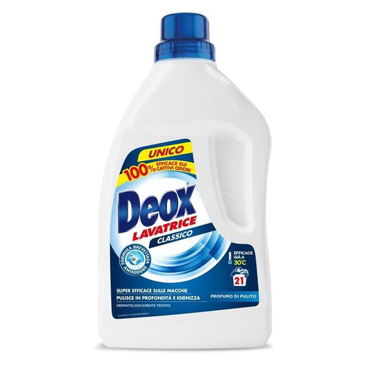 DEOX DETERGENTE BUCATO LAVATRICE CLASSICO 1050 ML 21 LAVAGGI