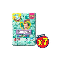 KIT DA 7 PAMPERS BABY DRY 6 EXTRA LARGE 15-30KG DA 15 PZ
