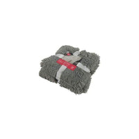 GLAM COPERTA IN ECOPELO 150X200CM 280 GSM GRIGIO CHIARO