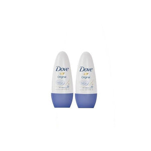 2 DOVE DEODORANTE ROLL ON 50 ML ORIGINAL/CLASSIC  ANTI TRASPIRANTE CON VITAMINE E E F