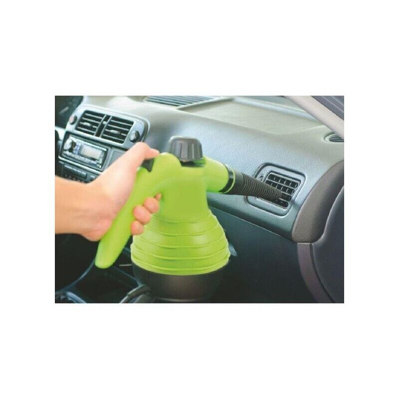 PULITORE A VAPORE VAPORIZZATORE 9 IN 1 CON ACCESSORI 350ML 1050W VERDE