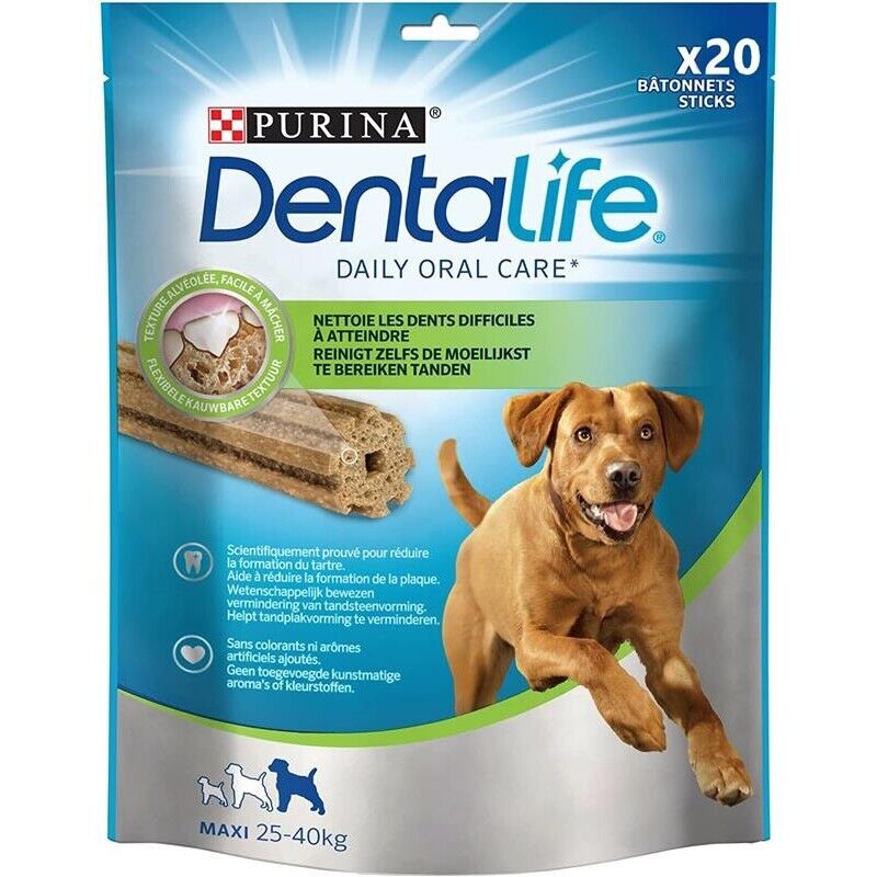 PURINA DENTALIFE 20 STICK PER IGIENE ORALE CANI TAGLIA LARGE 5 PZ DA 115 GR
