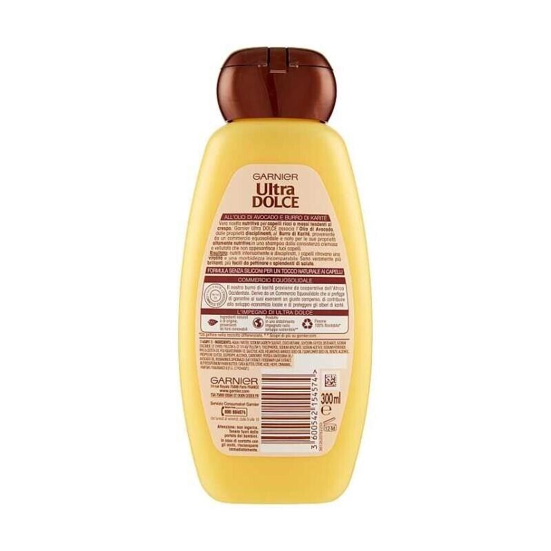 ULTRA DOLCE SHAMPOO CON AVOCADO E KARITE 300ML