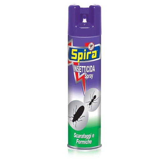 SPIRA INSETTICIDA SPRAY 400ML SCARAFAGGI FORMICHE EFFICACE PER INTERNI