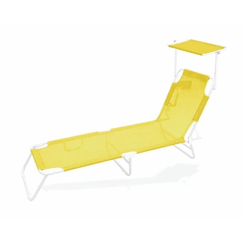 PORTOCERVO LETTINO IN TEXTILENE CON TETTINO PARASOLE