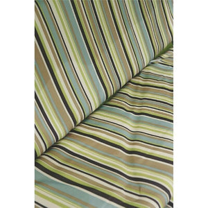 DONDOLO IN METALLO 3 POSTI RIGHE FANTASY VERDE 170X110X160