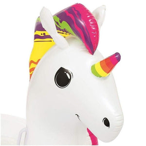 ISOLA INTEX MATERASSINO GONFIABILE UNICORNO BIANCO 287 X 193 X 165 CM