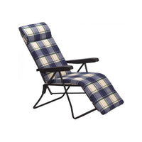 SEDIA SDRAIO AUTOMATICA 6 POSIZIONI CON CUSCINO BOMBER ANATOMICO