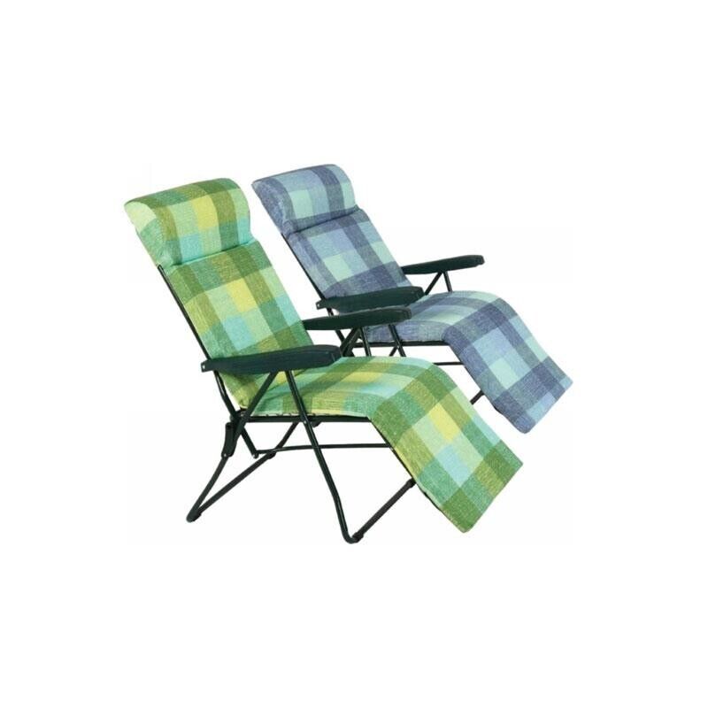 SEDIA SDRAIO AUTOMATICA 6 POSIZIONI CON CUSCINO BOMBER ANATOMICO