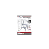 MAURY'S SGABELLO SCALA PIEGHEVOLE A 3 GRADINI