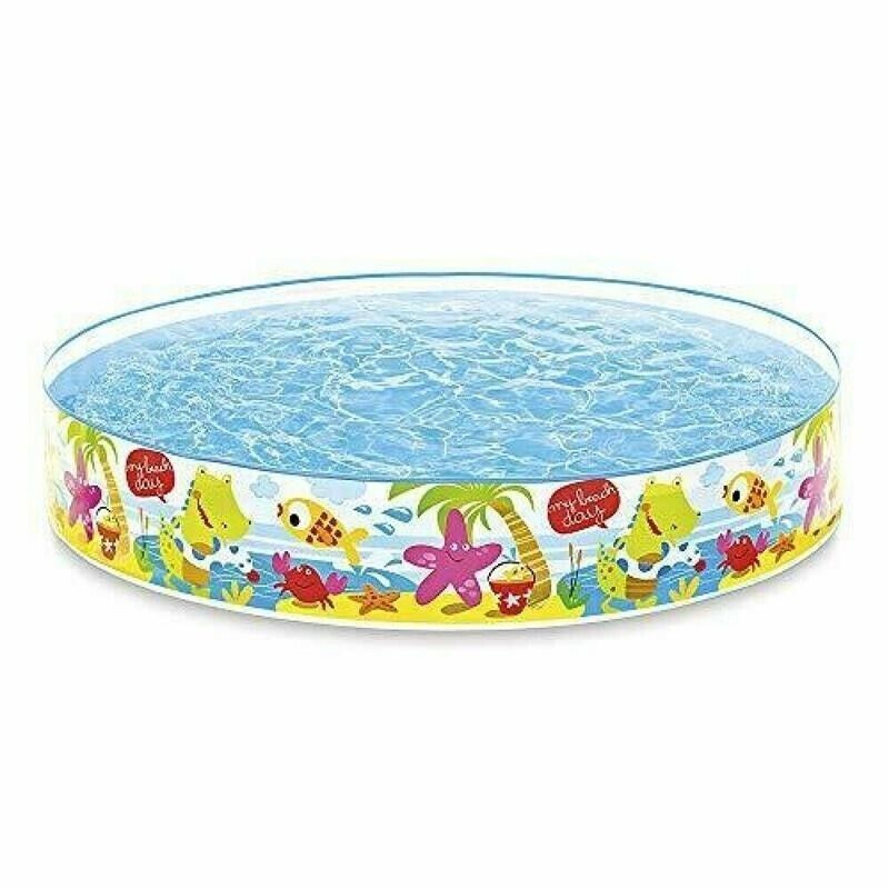 INTEX - PISCINA RIGIDA BEACH 152 X 25 CM C. MAX 450 LT ETÀ 3+