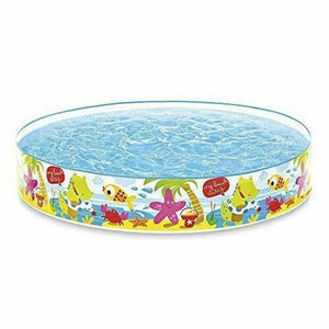 INTEX - PISCINA RIGIDA BEACH 152 X 25 CM C. MAX 450 LT ETÀ 3+