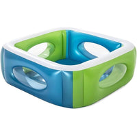 BESTWAY PISCINA WINDOW MULTI COLOR CON OBLO' 168 X 168 X 56 CM ASSORTITO