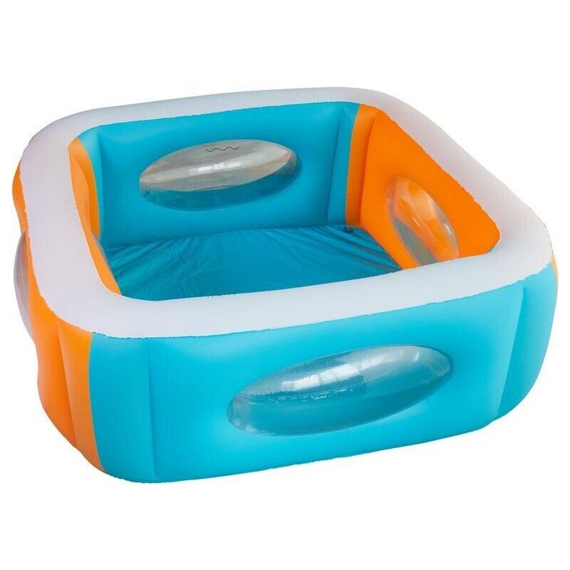 BESTWAY PISCINA WINDOW MULTI COLOR CON OBLO' 168 X 168 X 56 CM ASSORTITO