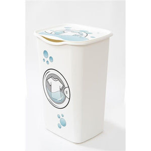 PORTABIANCHERIA CON COPERCHIO PER PANNI BIANCHI LAUNDRY 50LT