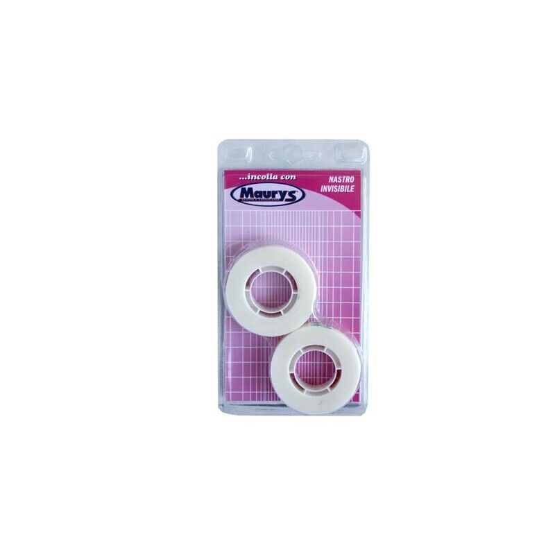 MAURY'S NASTRO ADESIVO INVISIBILE 1,9CM X 33 METRI 2PZ