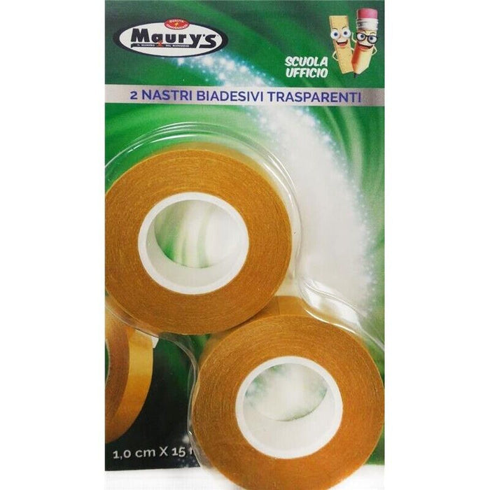 MAURY'S NASTRO BIADESIVO 1CMX15MT 2PZ