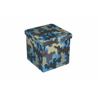 POUF CONTENITORE IN MDF E PVC