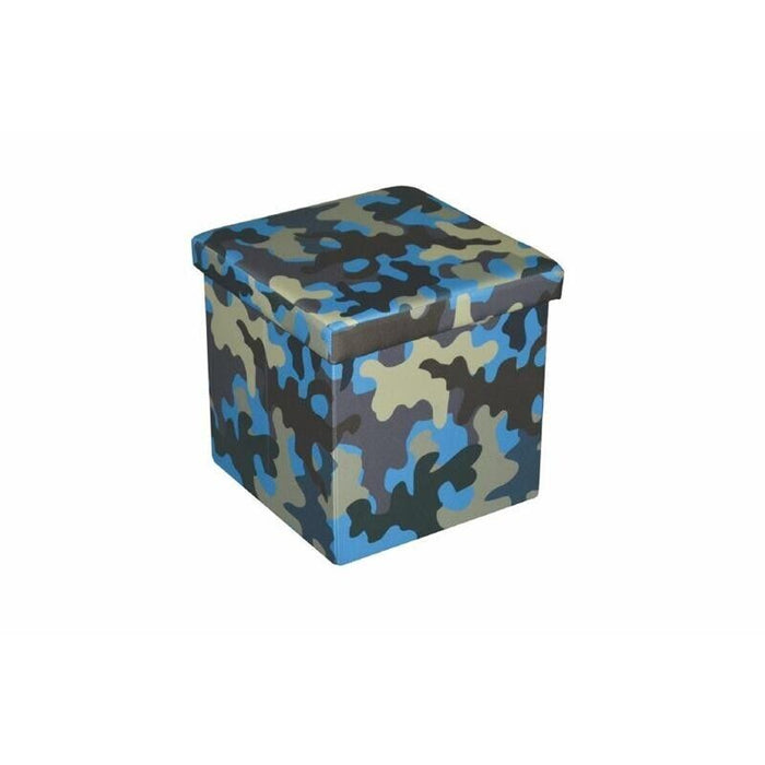 POUF CONTENITORE IN MDF E PVC