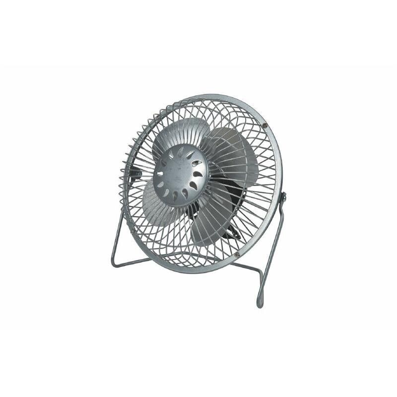 KIT POWER BANK + MINI VENTILATORE GRIGIO USB 5 V