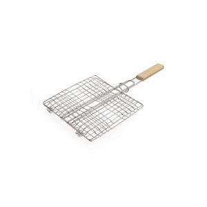 GRATICOLA IN ACCIAIO CON MANICO IN LEGNO 23 X 22